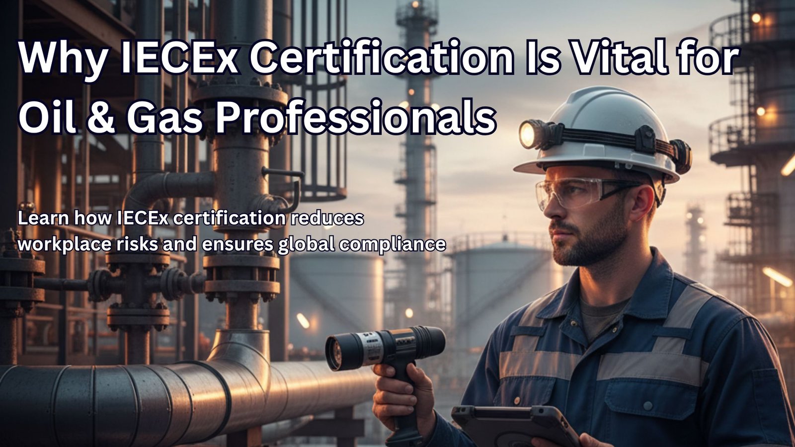 IECEx certification for oil and gas equipment in hazardous areas