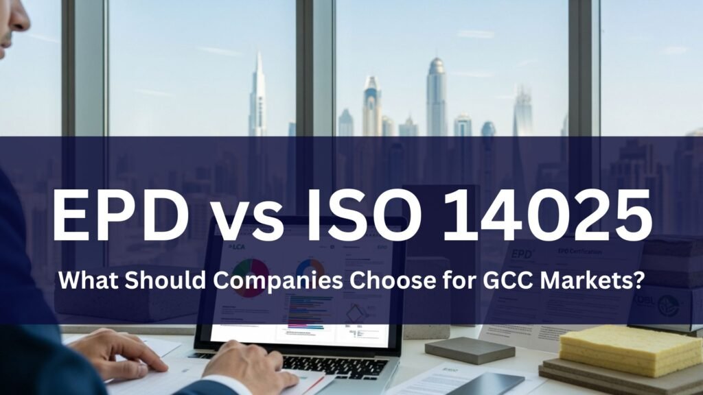 EPD vs ISO 14025: What GCC Companies Need to Know