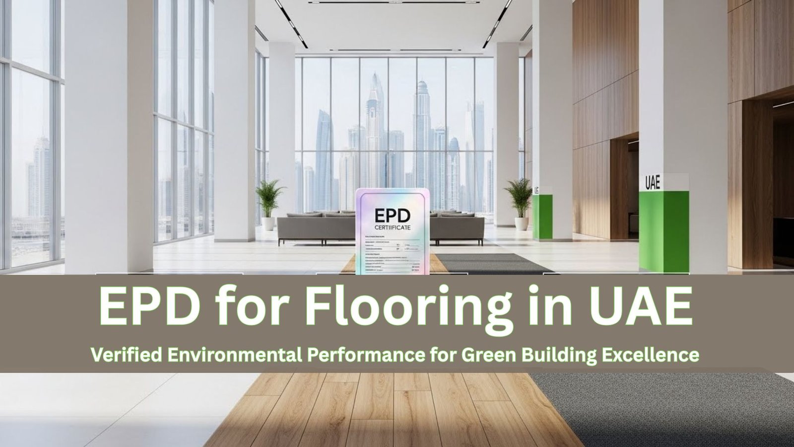 EPDs for flooring and interior finishes in UAE, Saudi Arabia, and GCC