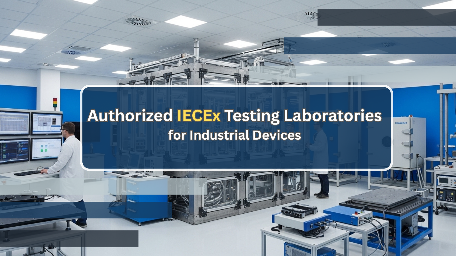 Authorized IECEx Certification testing laboratory conducting explosive atmosphere equipment tests