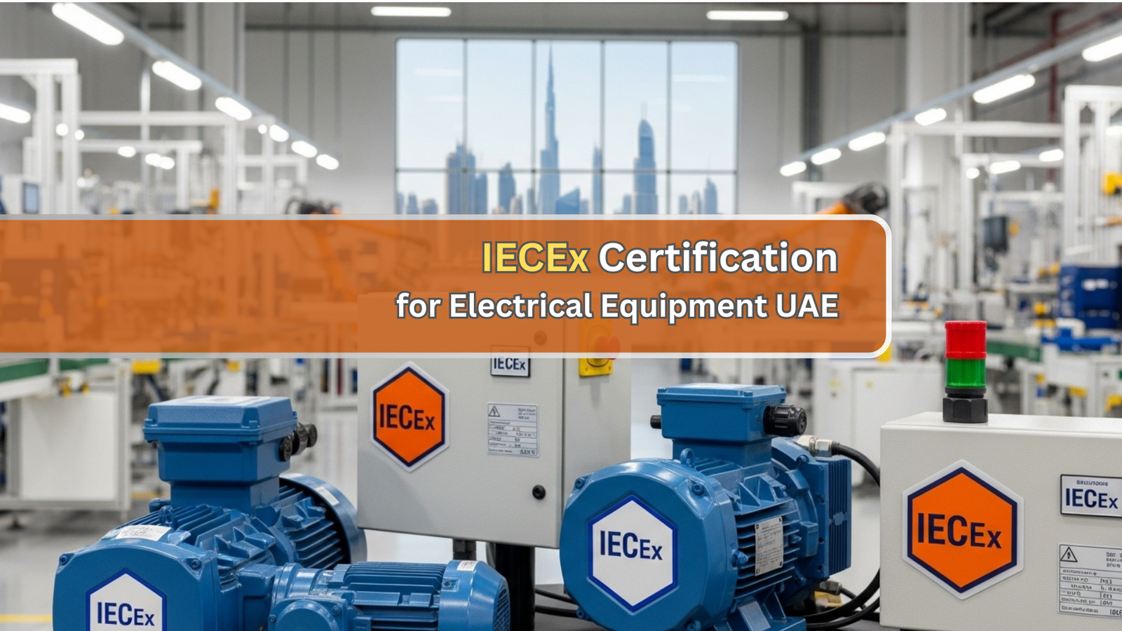 IECEx certified electrical equipment in UAE industrial facility