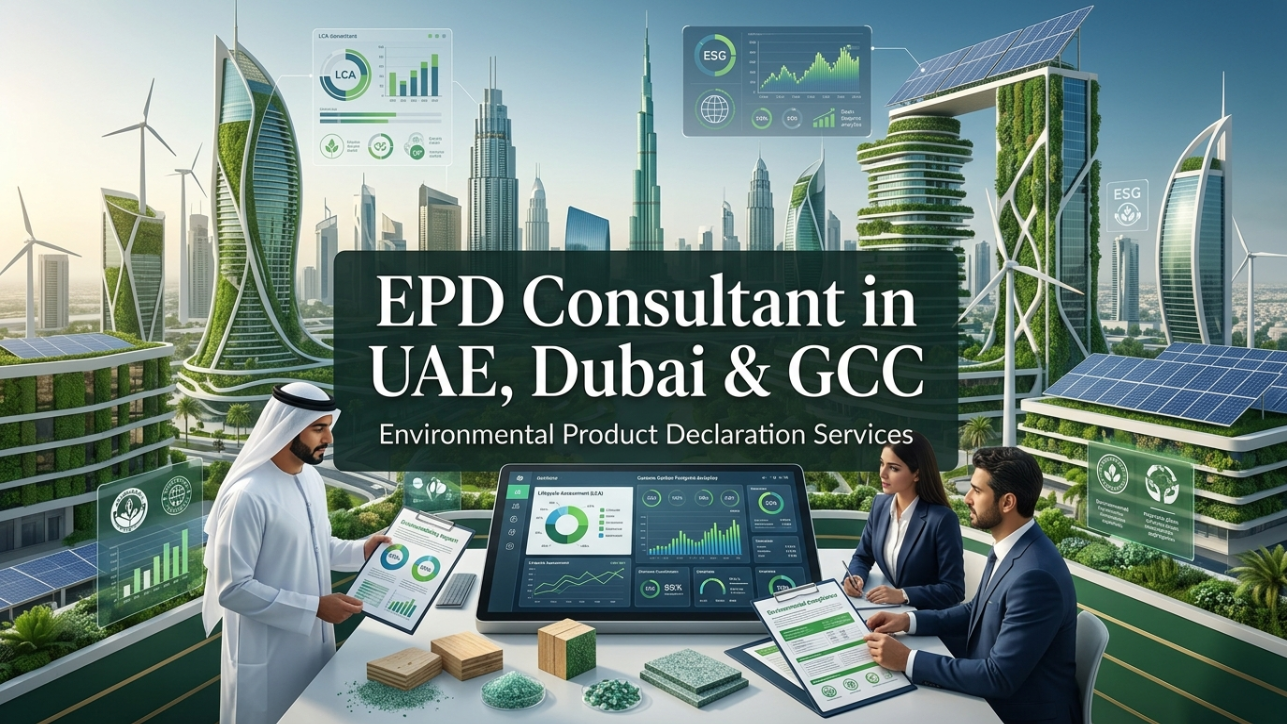 EPD consultant in UAE and Dubai helping manufacturer obtain Environmental Product Declaration